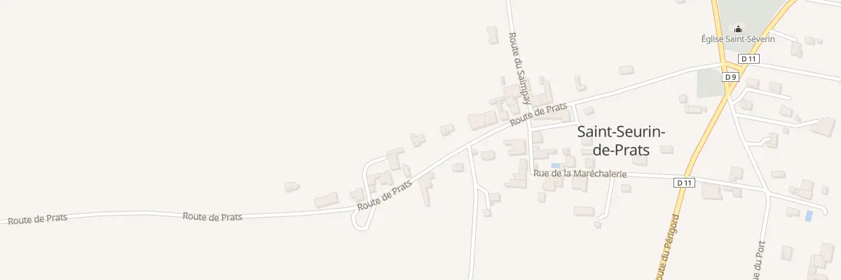 Plan du 123 Le Bourg Nord à Saint-Seurin-de-Prats