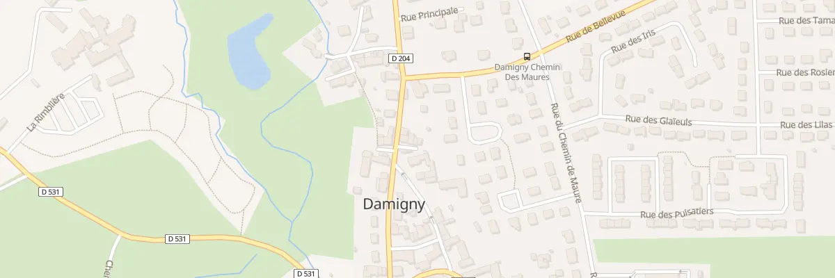 Plan du 5 Imp de la Croisette à Damigny