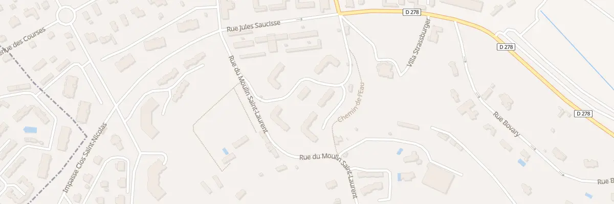 Plan du 1 Rue du Moulin Saint-Laurent à Deauville