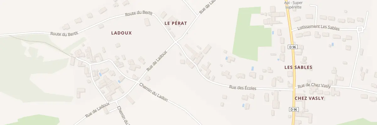 Plan du 301 Rue des Ecoles à Marsac