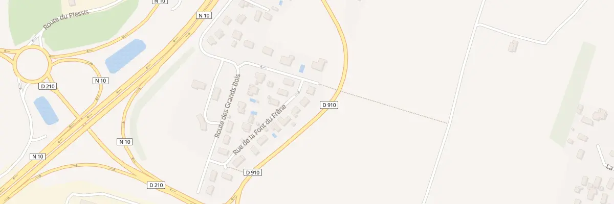 Plan du 3 Rue de la Font du Frêne à Roullet-Saint-Estèphe
