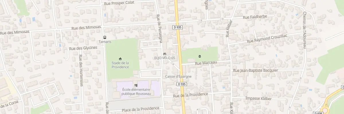 Plan du 43 Av Alsace Lorraine à Tarbes