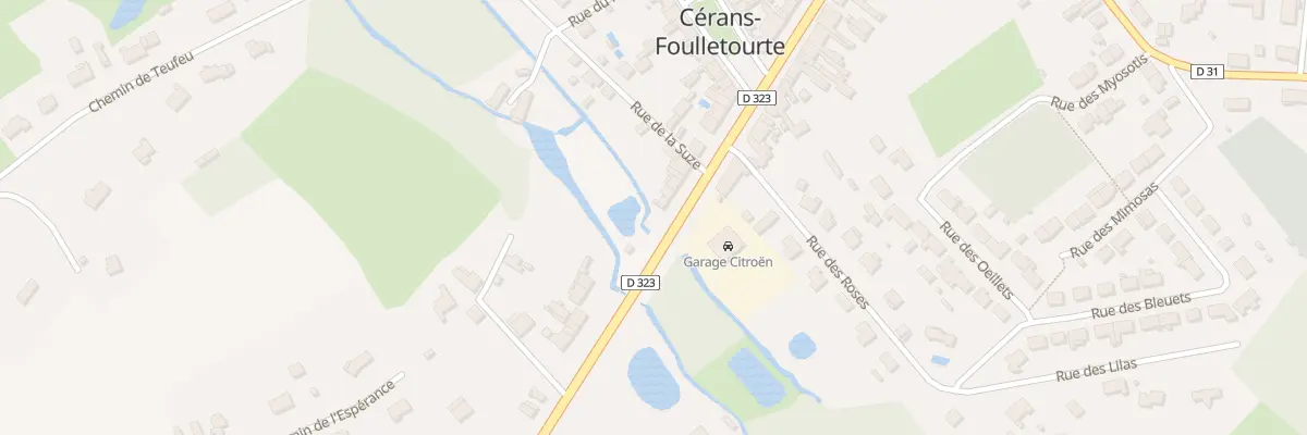 Plan du 176 Rue Nationale à Cérans-Foulletourte