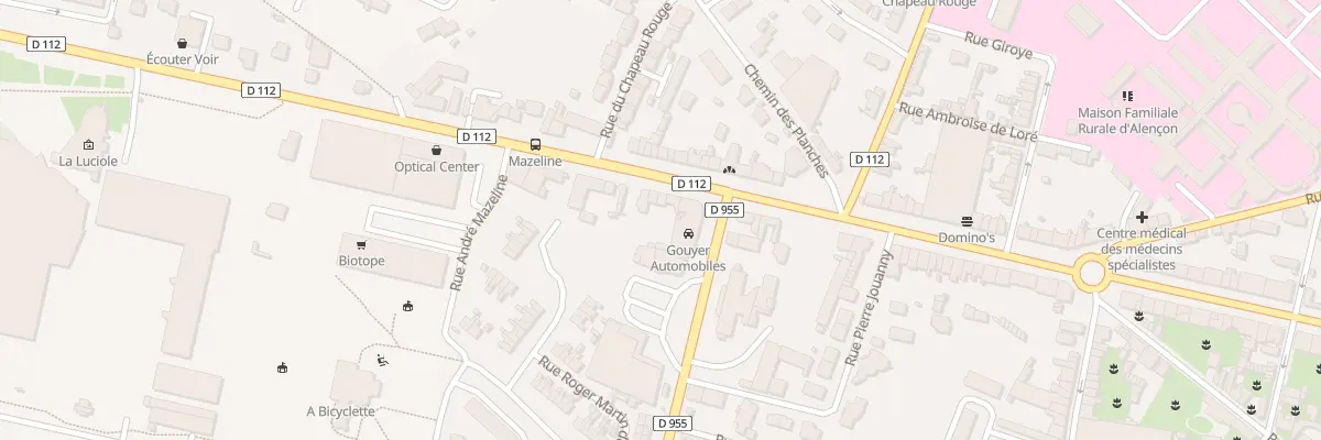 Plan du 125 Rue de Bretagne à Alençon