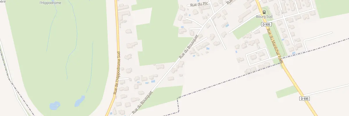 Plan du 19 Bousquet à Laloubère