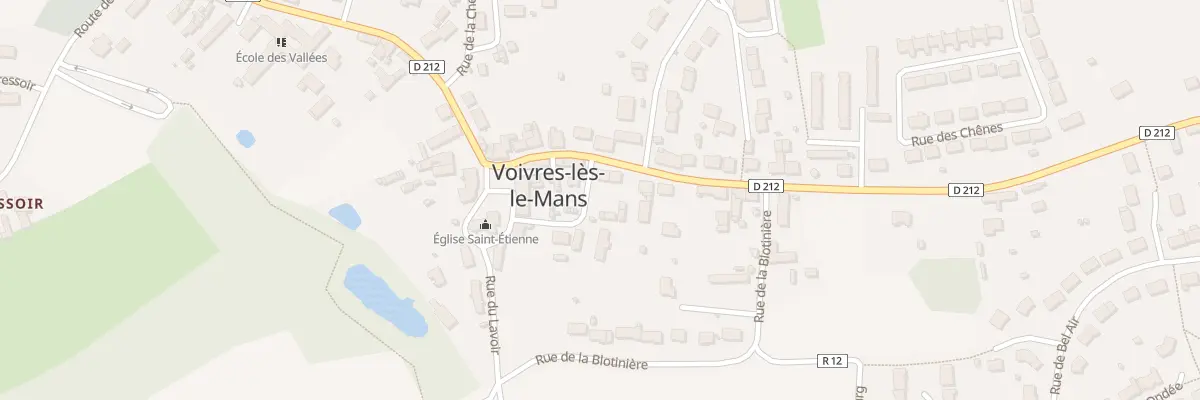 Plan du 4 Rue de la Mairie à Voivres-lès-le-Mans