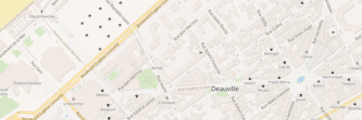 Plan du 54 Rue du Général Leclerc à Deauville