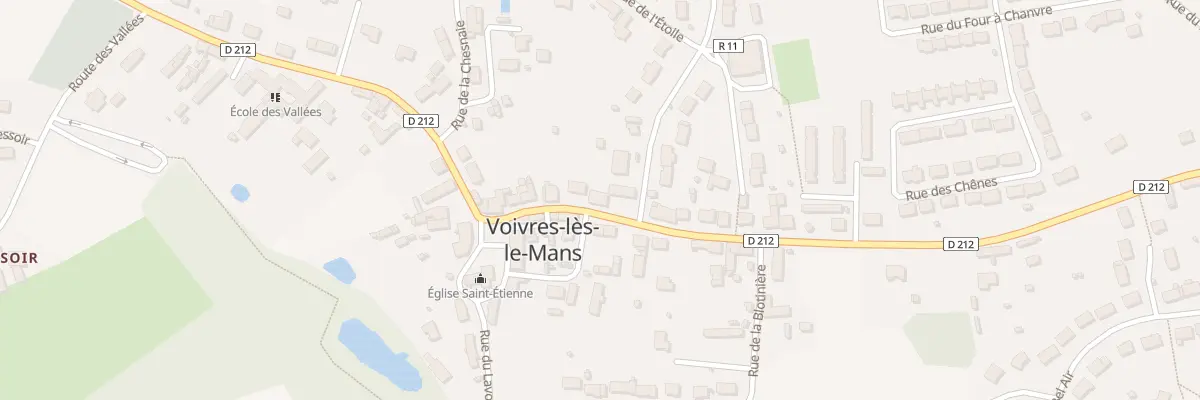 Plan du 11 Rue de la Mairie à Voivres-lès-le-Mans