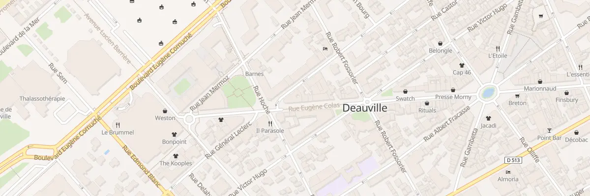 Plan du 77B Rue du Général Leclerc à Deauville