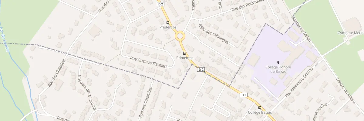 Plan du 38 Rue du Printemps à Damigny