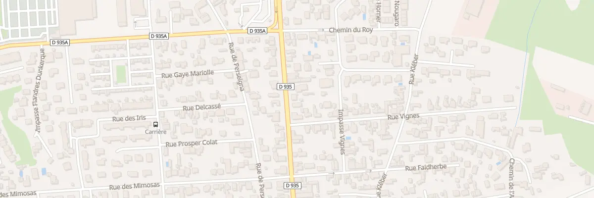 Plan du 56 Av Alsace Lorraine à Tarbes