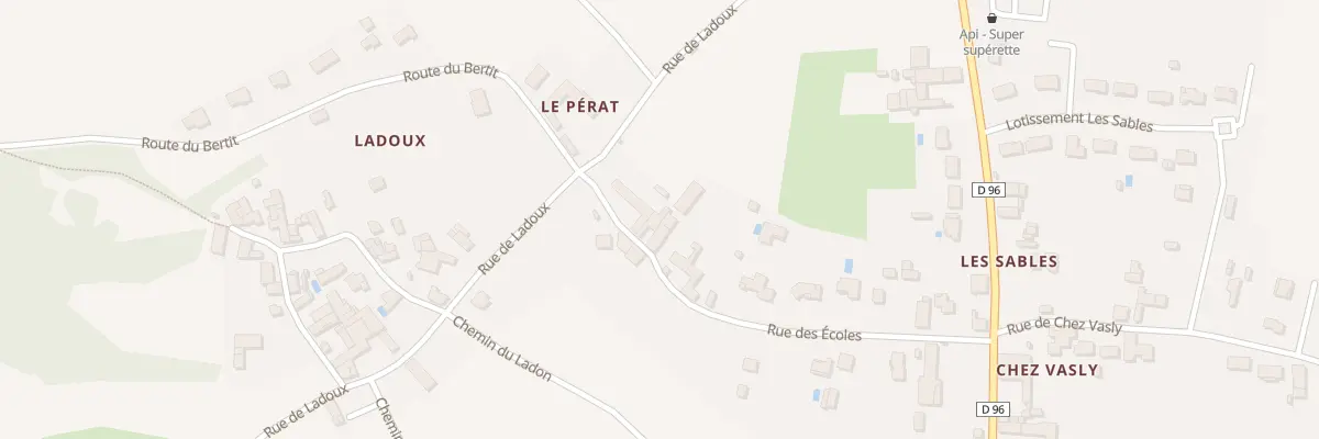 Plan du 290 Rue des Ecoles à Marsac