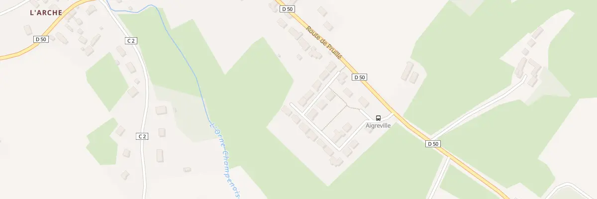 Plan du 24 All de l’Orne Champenoise à Fay