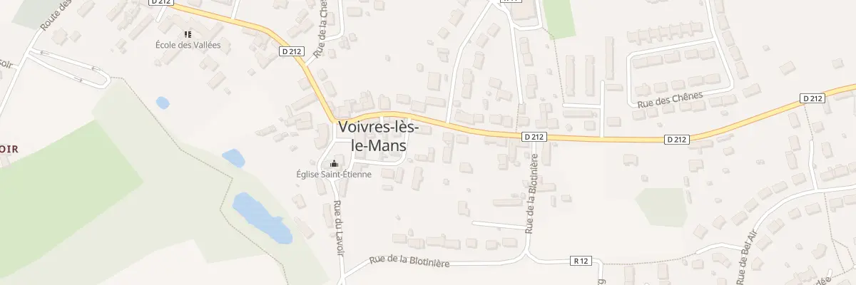 Plan du 6 Rue de la Mairie à Voivres-lès-le-Mans
