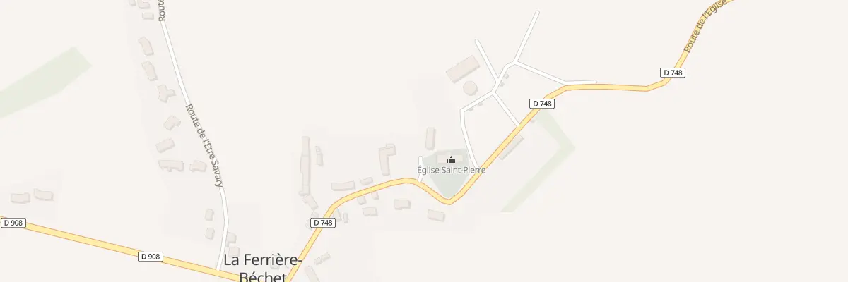 Plan du 15 Rte de l’Eglise à La Ferrière-Béchet