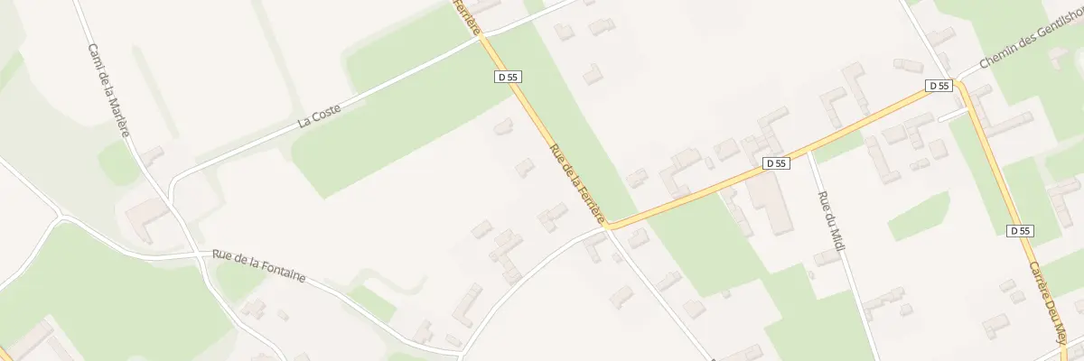 Plan du 1 Rue de la Ferrière à Lafitole