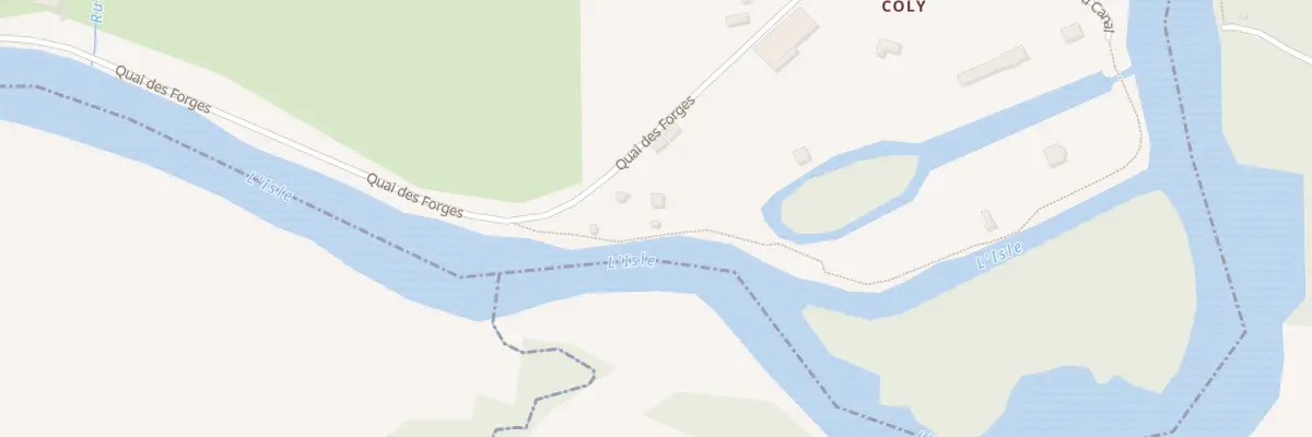 Plan du 257 Coly au Pizou