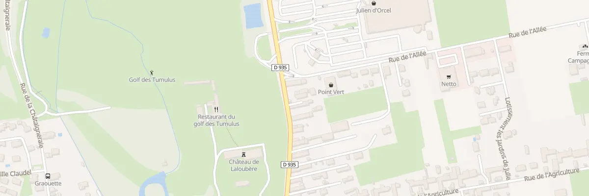 Plan du 4 Rue Maréchal Foch à Laloubère