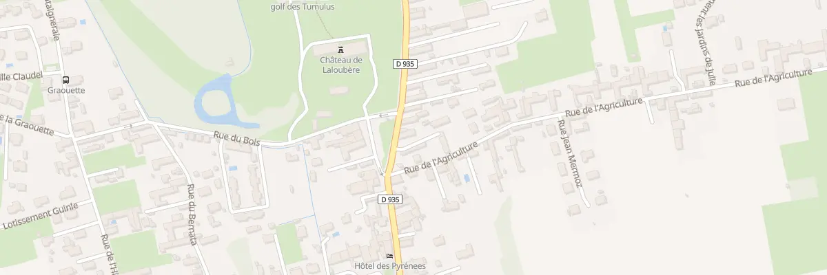 Plan du 30 Rue Maréchal Foch à Laloubère