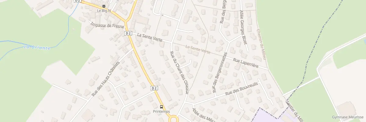 Plan du 6 Rue du Chant des Oiseaux à Damigny