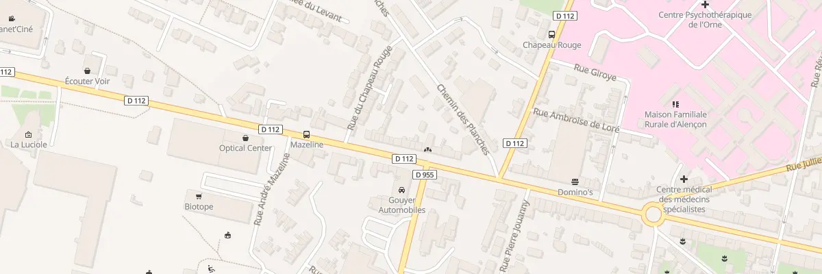 Plan du 122 Rue de Bretagne à Alençon