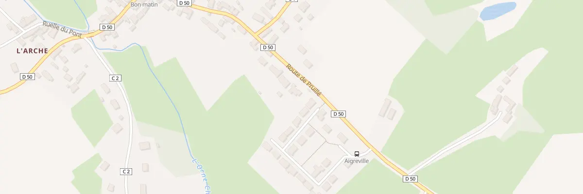 Plan du 5163 Le Morier à Fay