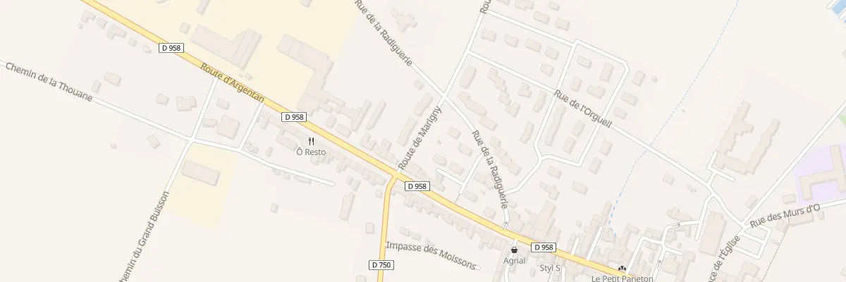 Plan du 74 Rue Grande Rue à Mortrée