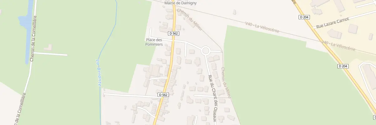 Plan du 5571 Rue du Chant des Oiseaux à Damigny