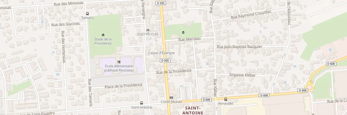 Plan du 36B Av Alsace Lorraine à Tarbes