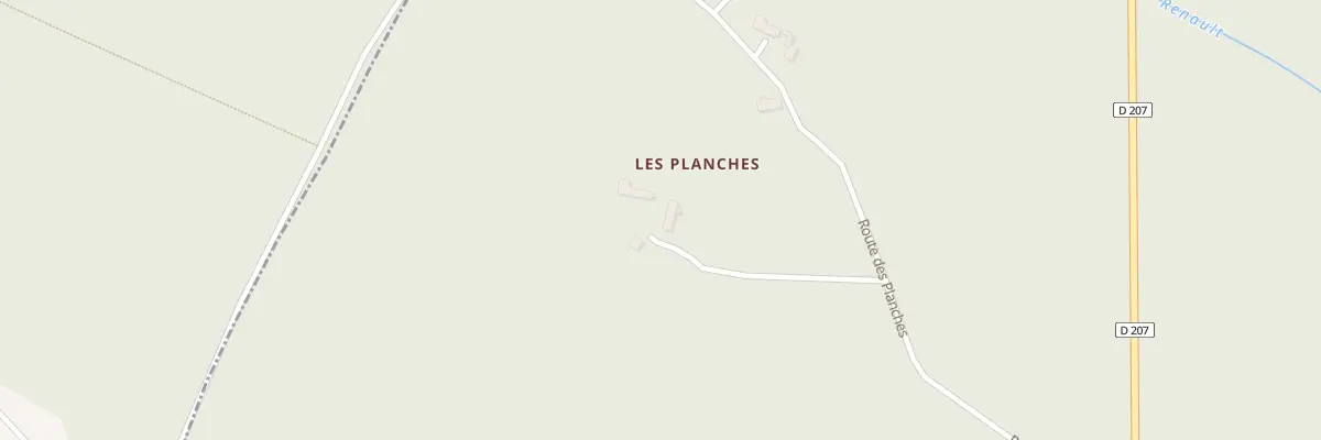 Plan du 497 Rte des Planches à Vernoil-le-Fourrier