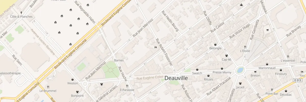 Plan du 50B Rue du Général Leclerc à Deauville