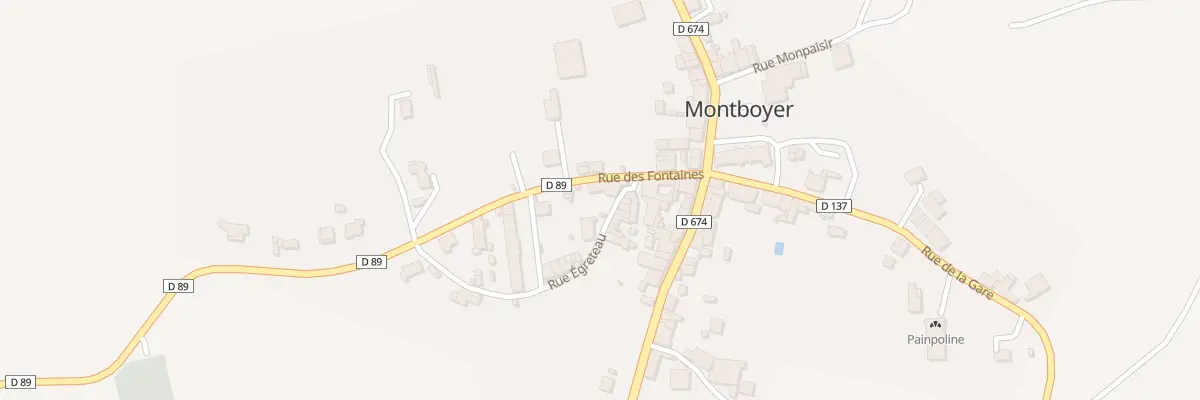 Plan du 5 Rue des Fontaines à Montboyer