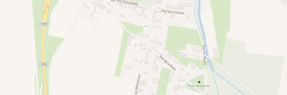 Plan du 2 Che du Maumoura à Camalès