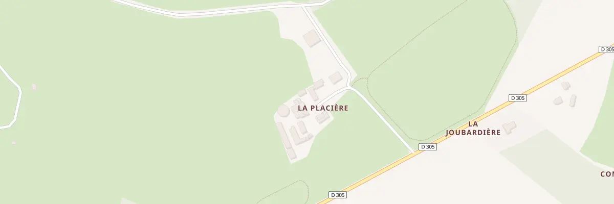 Plan du 1 La Placiere à Savigné-sous-le-Lude