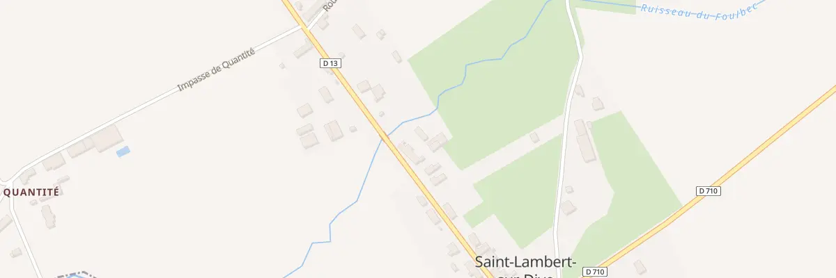Plan du 51 Le Bourg à Saint-Lambert-sur-Dive