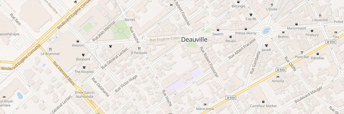 Plan du 71 Rue Victor Hugo à Deauville