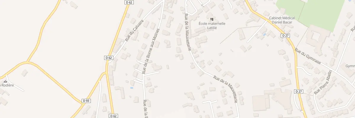 Plan du 14 Rue de la Mauvetterie à Latillé