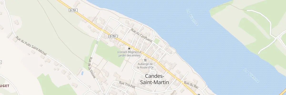 Plan du 27 Rte de Compostelle à Candes-Saint-Martin