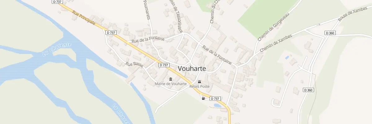 Plan du 2 Rue des Tilleuls à Vouharte