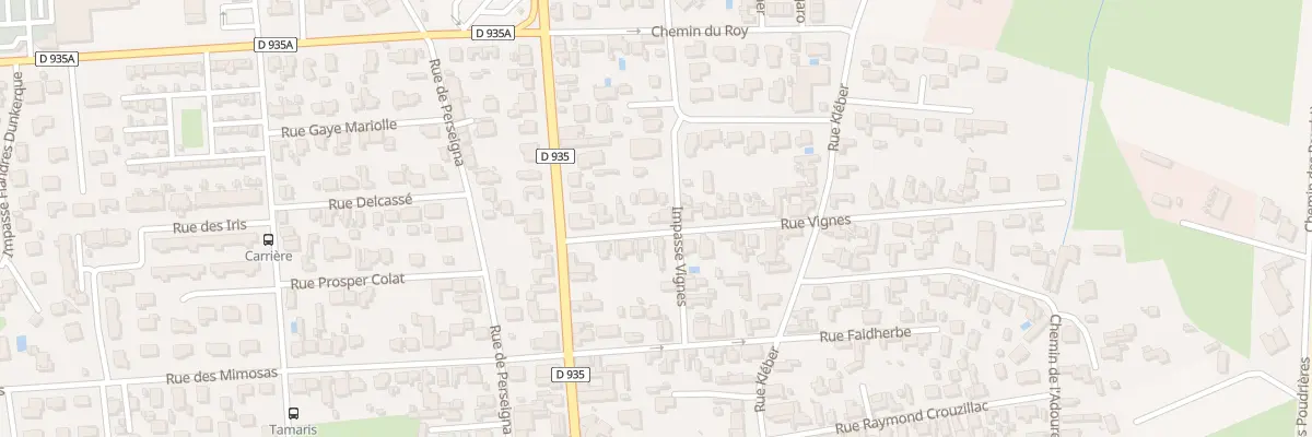 Plan du 7 Rue Vignes à Tarbes
