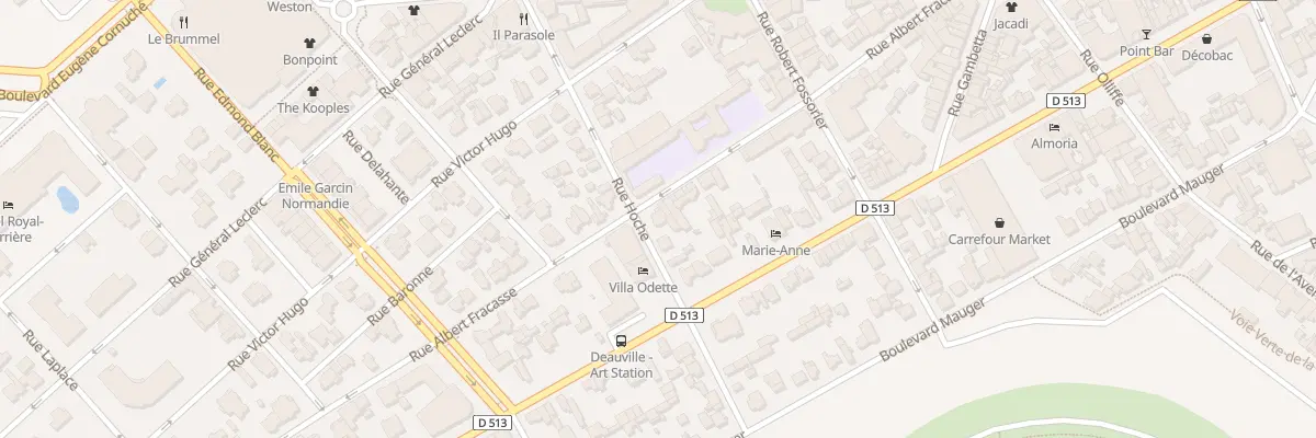 Plan du 57 Rue Albert Fracasse à Deauville