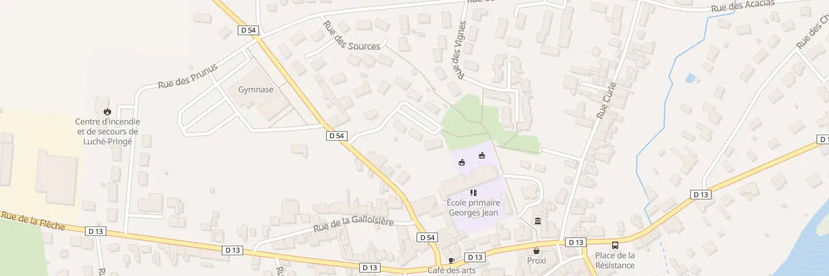 Plan du 6 Rue des Jardins à Luché-Pringé