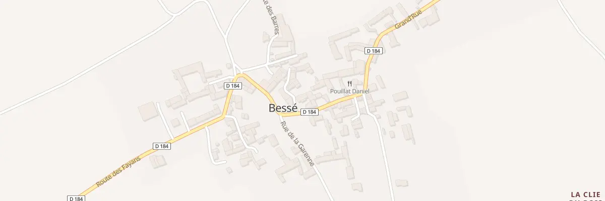 Plan du 48 Gr Grand’Rue à Bessé