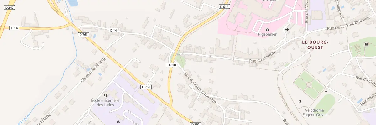 Plan du 33 Rue du Martray à Loudun