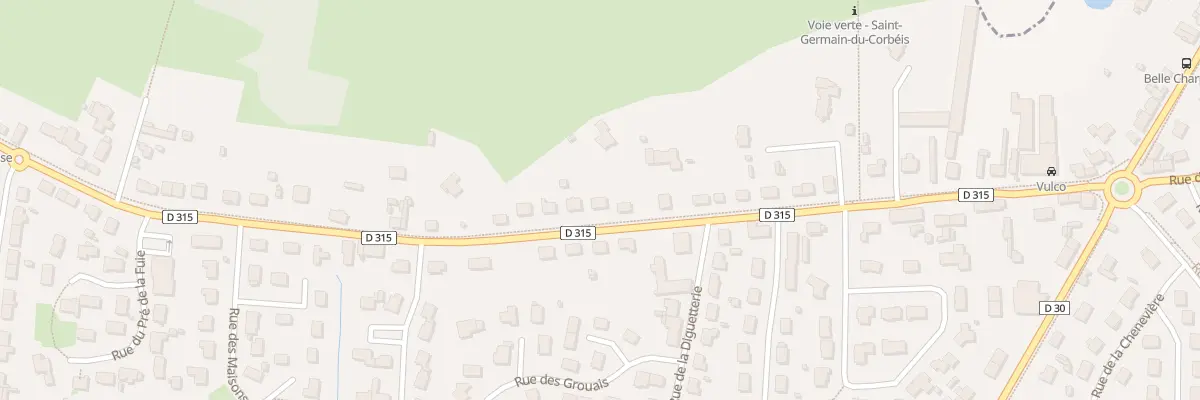 Plan du 59 Rue du Général Leclerc à Saint-Germain-du-Corbéis