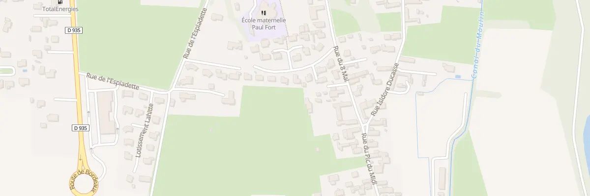 Plan du 5135 La Turosse à Bazet