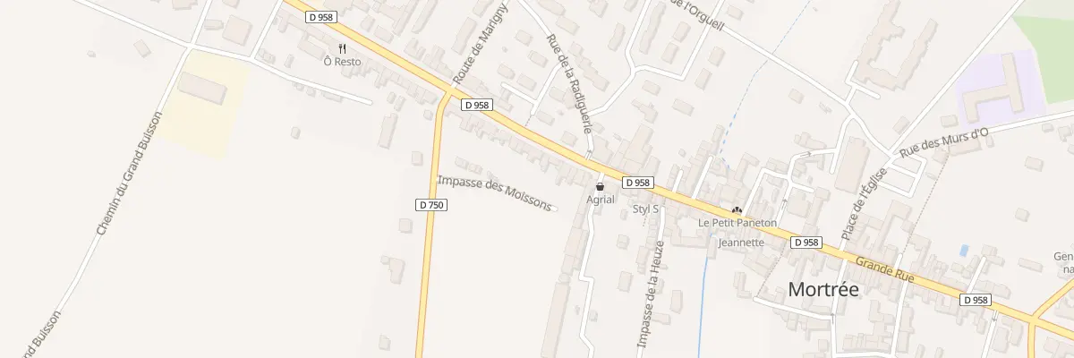 Plan du 99 Rue Grande Rue à Mortrée