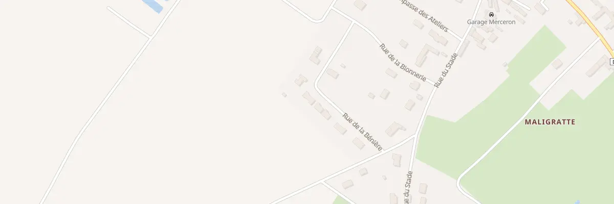 Plan du 7 Rue de la Beniere à Bournand