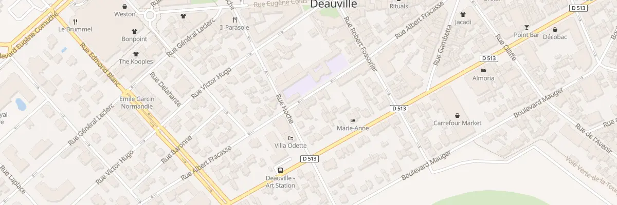 Plan du 51 Rue Albert Fracasse à Deauville