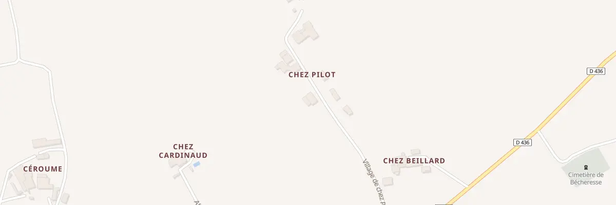 Plan du 5105 Terres de Chez Pilot à Bécheresse